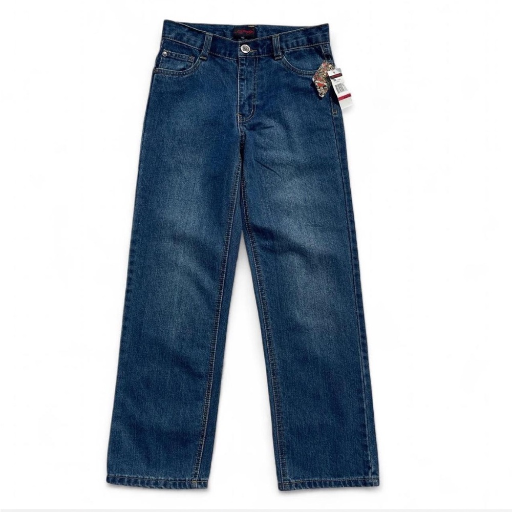 NWT Y2K Ed Hardy Girl’s Medium Wash Deadstock Jeans
